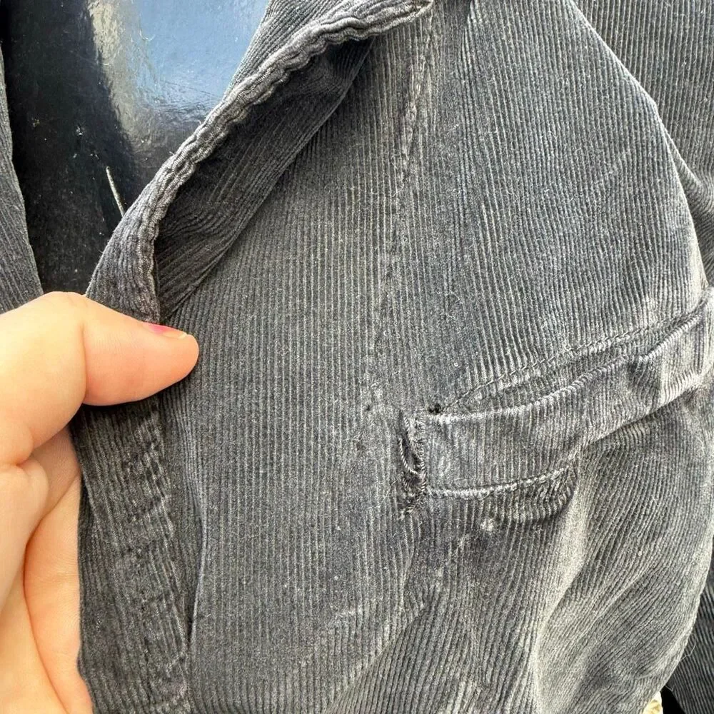 Free People Black Corduroy Women’s Blazer Jacket